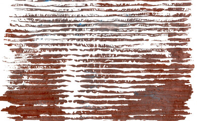 Obraz premium Watercolor striped brown bakground. Art chocolate background.