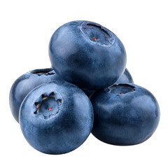 Obraz premium Sweet Gems: Capturing the allure of fresh blueberries. Vibrant blue hues and natural textures. A simple still life showcasing the beauty of nature's bounty.