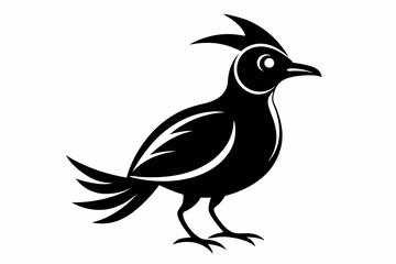 mango bird line art silhouette vector illustration