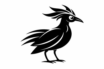 Fototapeta premium mango bird line art silhouette vector illustration
