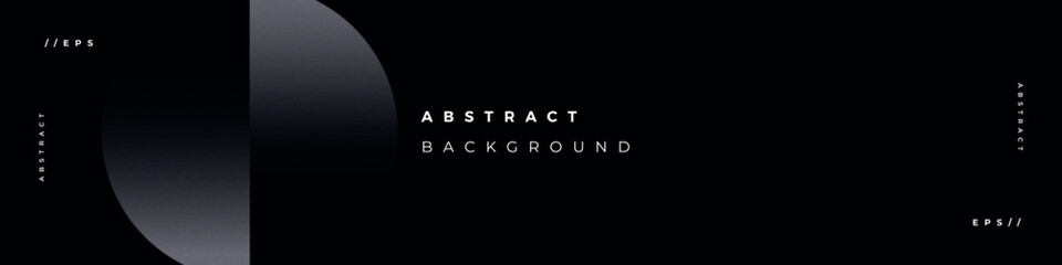 Black and grey delicate elegant linkedin banner