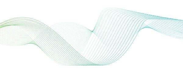 Abstract white blend wave lines and technology background  Minimal carve wavy white and green flowing wave lines and glowing moving lines. Minimal carve wavy white and green flowing wave lines 