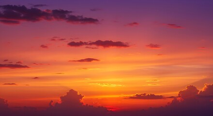 Obraz premium Fiery Sunset Gradient