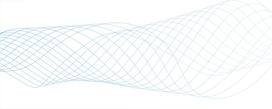 Vector abstract Technology flow grid blend curve wave line digital isolated energy Abstract , blue light blend paper wave line. abstract gradient transparent tech wave curve creative