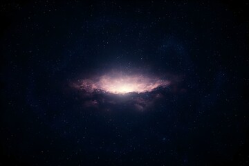 Fototapeta premium Breathtaking nebula in deep space, cosmic dust and stars.