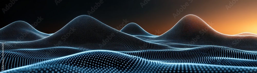 Poster Abstract digital visualization of wave forms with various peaks