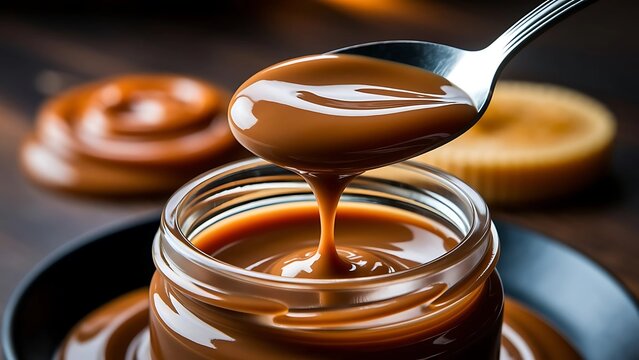 Smooth Dulce de Leche Swirl &ndash; Rich and Delicious Latin American Dessert Spread
