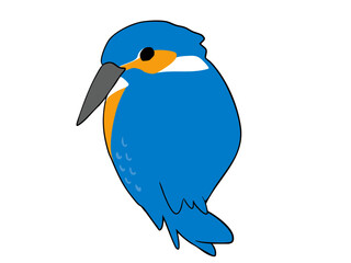 まるっこい カワセミ