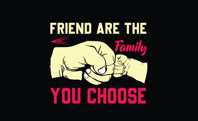 best friend family gift for t-shirt design