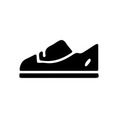 Sport shoes exercise healthy lifestyle theme icon in SVG with transparent background