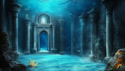 Mysterious Lights Illuminating an Underwater Paradise