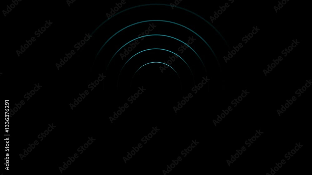 Poster wireless network cable. wifi signal search animation,wifi animation. radio wave background. wi-fi si