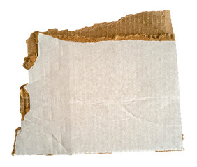 morceau de carton déchiré, PNG sur fond transparent