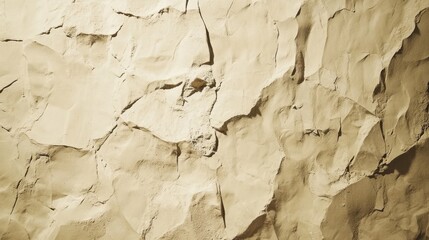 Textured Beige Wall Surface with Natural Cracks and Variations