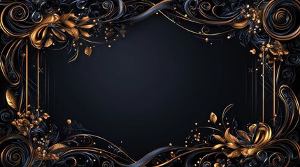 Ornate Luxury Wedding Borders with Detailed Patterns and Elegance for Creative Projects