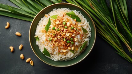 Authentic Rice Noodles Fresh, Healthy and Delicious Asian Cuisine Staple.