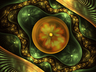 Fractal julian pearl jewelry background