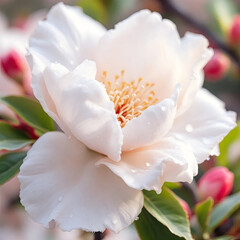 Obraz premium Close Up Of Delicate White Flower