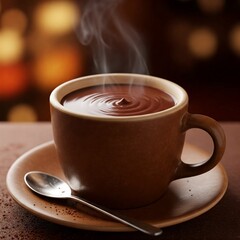 Taza de chocolate caliente