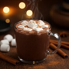 Taza de chocolate caliente