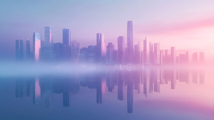 Fototapeta premium Smart City and network connection concept