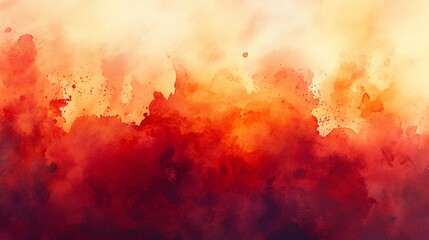 Abstract watercolor painting showcasing vibrant colors and textures beautifully composed