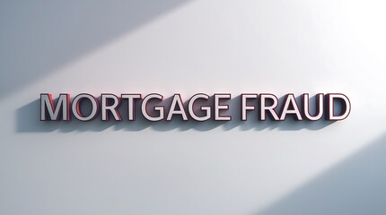 Mortgage fraud text - effects on financial stability and consumer trust in housing