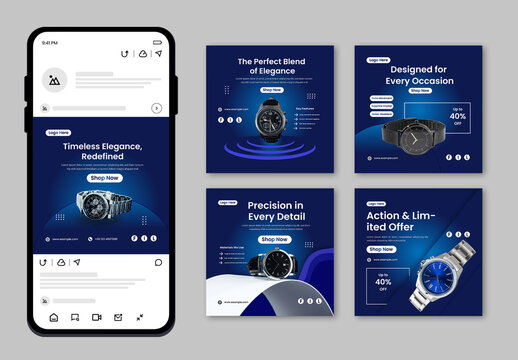 Watch Brand Product Social Media Post
