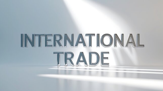 Understanding international trade concepts with clear typography and design elements