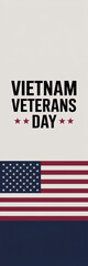 Naklejka premium Vietnam Veterans Day