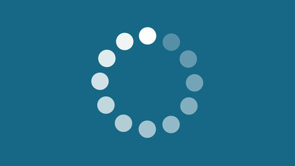 A white  circle loading illustration,  on a black background. and creating a stunning 4k illustration.