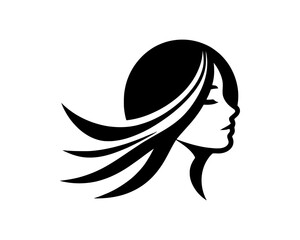 woman with long hair