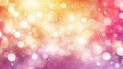 Colorful Abstract Background with Soft Bokeh Effect and Light Spots