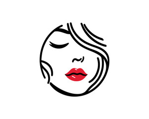 vector illustration of a woman