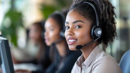 Collaborative customer service agents virtual workspace teamwork guide professional environment customer support gigapixel