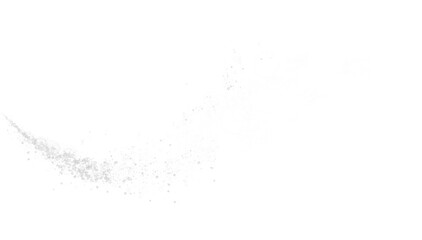 Magic shining white dust. Fine, shiny dust bokeh particles fall off slightly. Fantastic shimmer effect. PNG.
