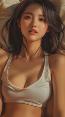 美女, 女性, 美しい, 顔, モデル, 日本, 韓国, アジア, バレーボール, スポーツ, ファッション, 美しさ, 髪の毛, うっとりさせる魅力, 人, ブルネット, 肌, 人々, 唇, スタジオ, 目, 化粧, ドレス, 優雅, 長い, 体, 笑う, 女, フィットネス, トレーニング, エクササイズ, かみ合い, 細い, 健康