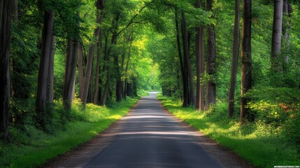 Naklejka premium beautiful summer road highway. Selective focus.