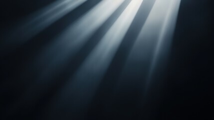Dark blue background with a diagonal line of light rays radiating from the center. the light rays are white and appear to be in motion, creating a sense of depth and movement.