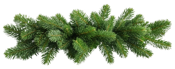 [Transparent Background PNG]Christmas Fir Tree Garland Decoration