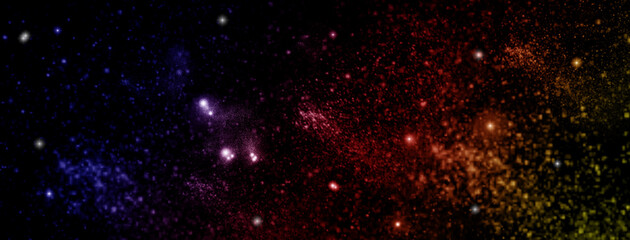 galaxy in a free space.