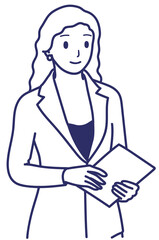 Office Woman drawing icon avatar profile illustration business female