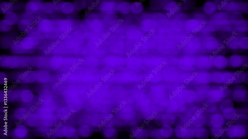 Poster purple color bokeh flickering particles moving horizontally gradient design geometrical background