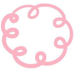 Abstract Cloud Pastel Doodle