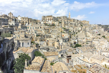 Obraz premium Amazing view of The Old town of Matera, Italy
