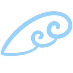 Cute Pastel Wing Doodle