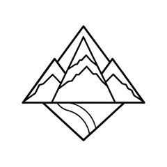 Fototapeta premium vector illustration of a pyramid