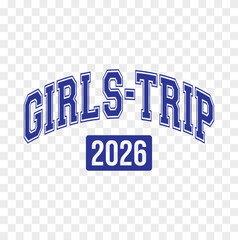 Girls Trip 2026 vintage warp new graphic design