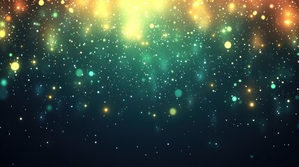 Obraz premium Abstract Background Displays Many Bright Particles And Glowing Lights
