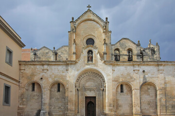 Amazing view of The Old town of Matera, Italy